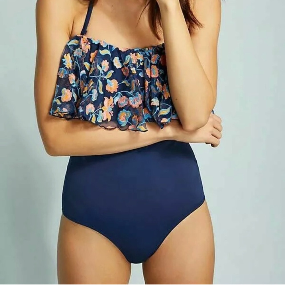 Allihop / Anthropologie one piece swimsuit.